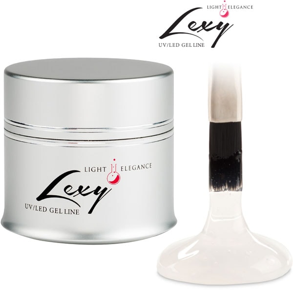 Light Elegance Lexy UV/LED hard gel line — jar and brush